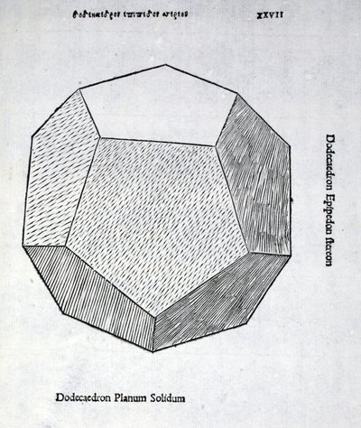 Dodecaedron planum solidum, Illustration aus 
